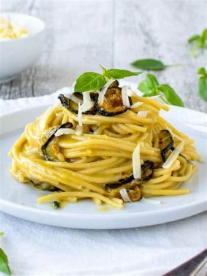   Spaghetti alla Nerano! An Indulgent Symphony of Creamy Zucchini and Delicate Cheese