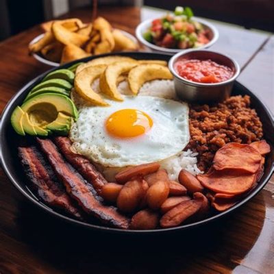  Bandeja Paisa: Spicy Meaty Goodness Meets Tangy Tropical Flavors