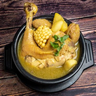  Sancocho de Gallina: A Hearty Colombian Soup Brimming with Fresh Vegetables and Savory Spices!